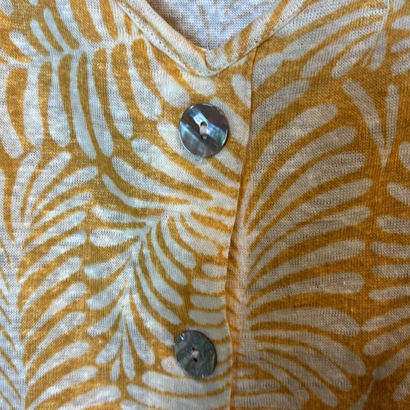 Rachel Zoe 100% linen sleeveless top size L NWOT - Picture 3 of 7